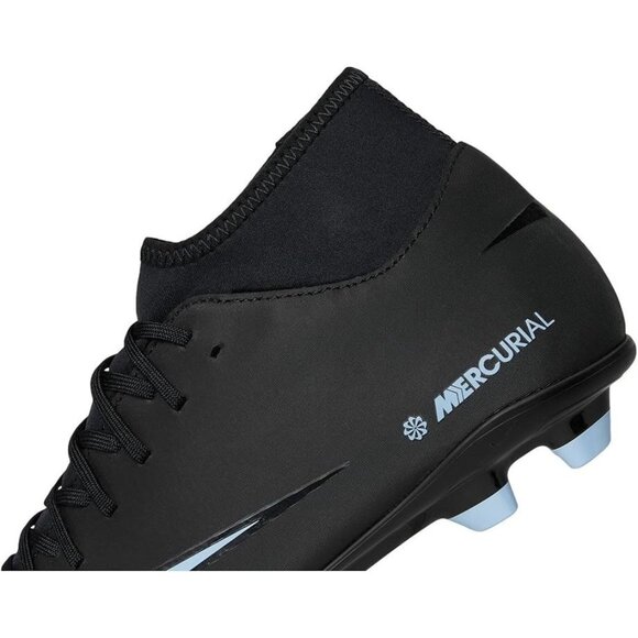 Nike Zoom Superfly 10 Club Men's Size 9 Black Blue Soccer Cleats - Picture 6 of 6